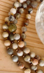 sautoir en agate naturelle perles de 6mm
