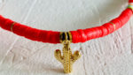 collier surfeur rouge